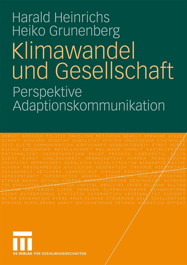 Produktbild: Klimawandel und Gesellschaft | Harald Heinrichs, Heiko Grunenberg