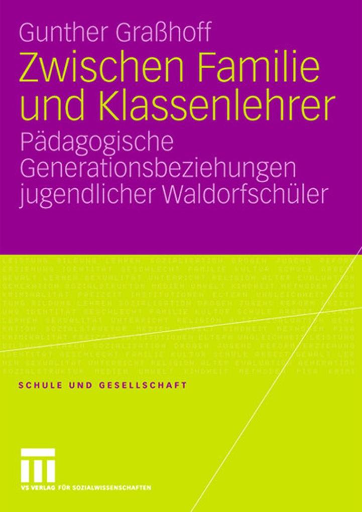 Produktbild: Zwischen Familie und Klassenlehrer | Gunther Graßhoff