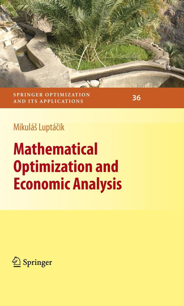 Produktbild: Mathematical Optimization and Economic Analysis | Mikulás Luptácik
