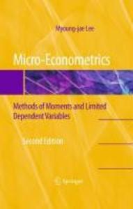 Produktbild: Micro-Econometrics | Myoung-Jae Lee