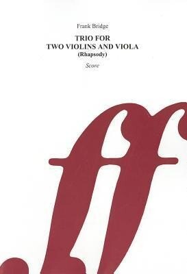 Trio for Two Violins and Viola (Rhapsody) als Taschenbuch
