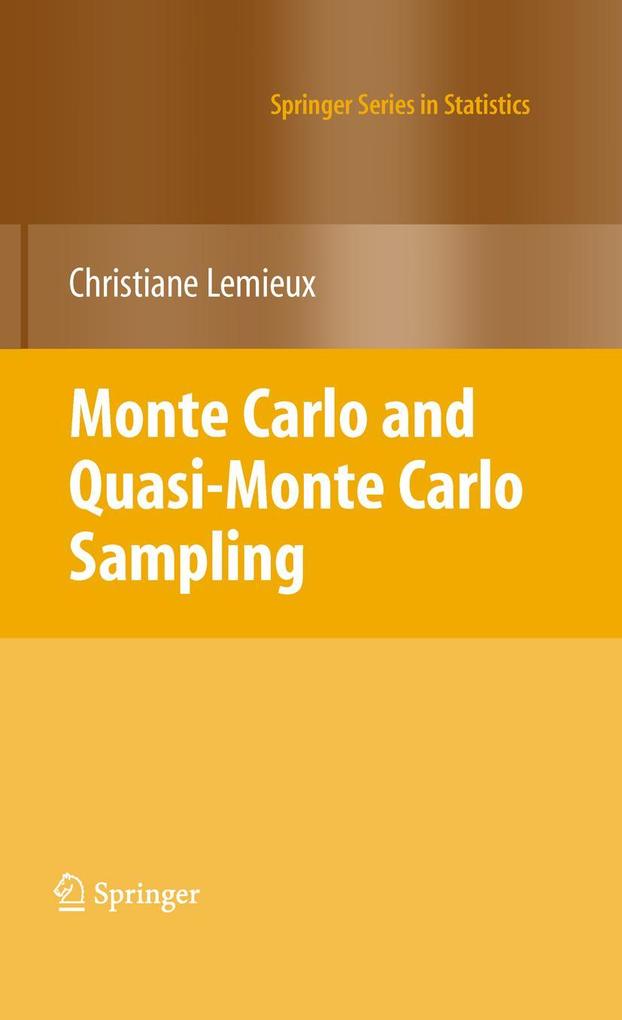 Produktbild: Monte Carlo and Quasi-Monte Carlo Sampling | Christiane Lemieux