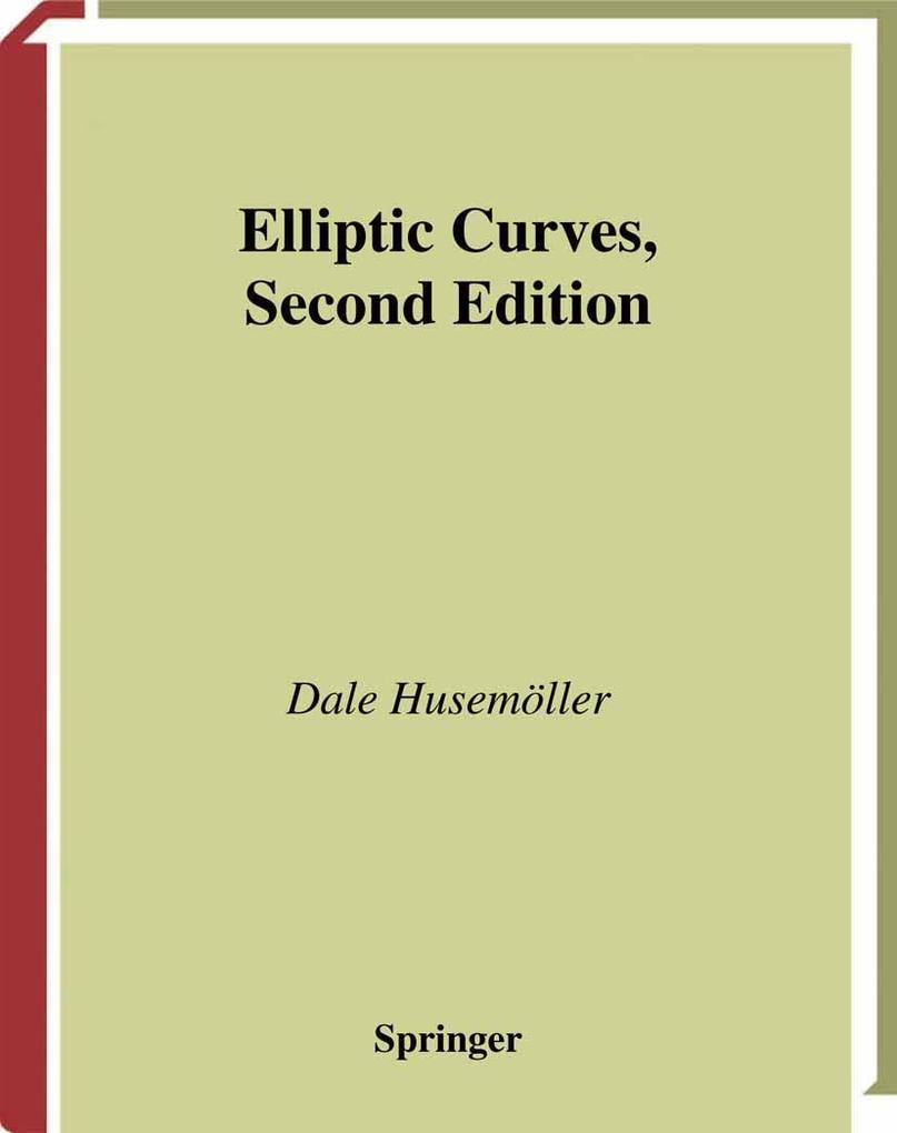 Produktbild: Elliptic Curves | Dale Husemöller