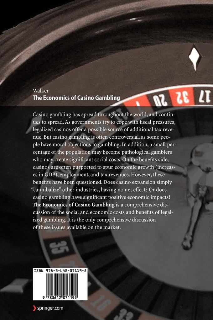Weitere Ansicht: The Economics of Casino Gambling | Douglas M. Walker