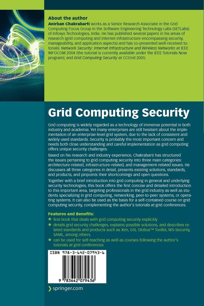 Weitere Ansicht: Grid Computing Security | Anirban Chakrabarti