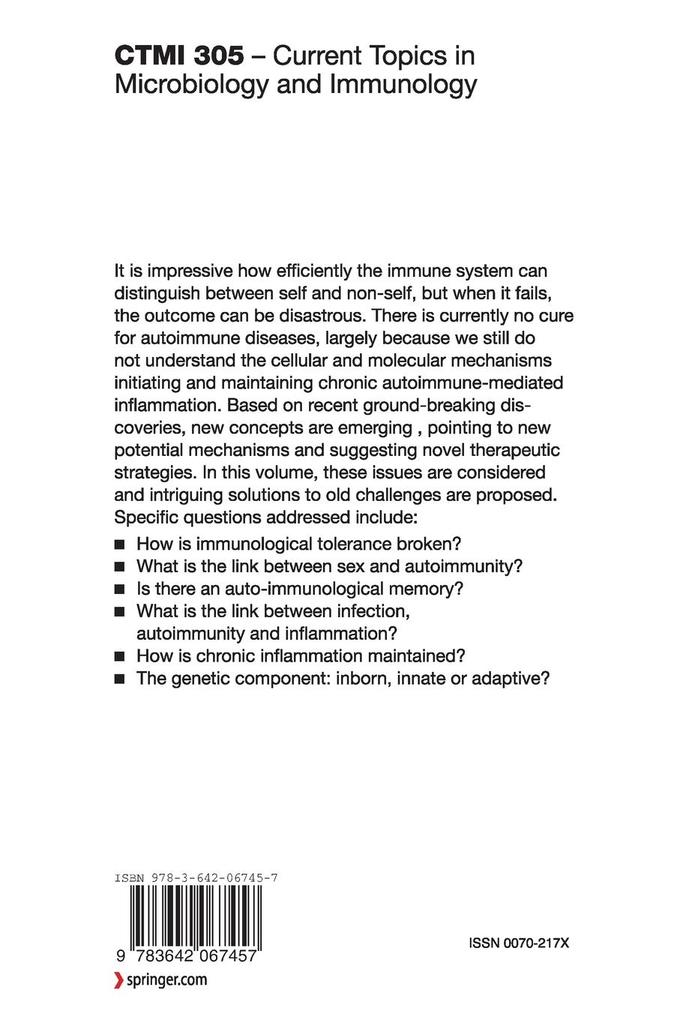 Weitere Ansicht: Current Concepts in Autoimmunity and Chronic Inflammation