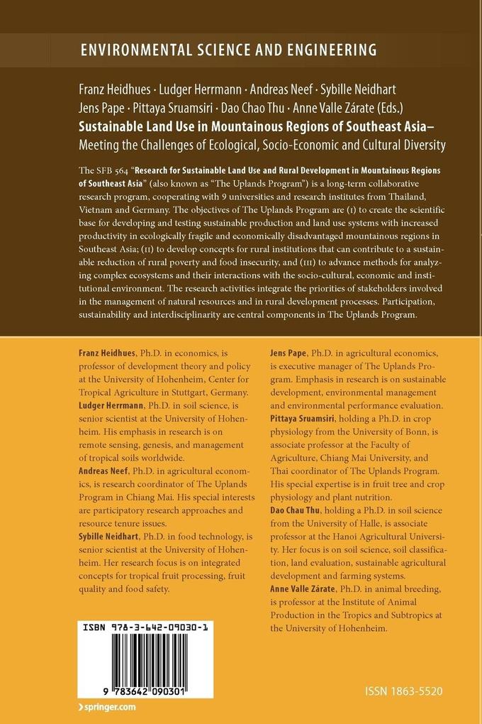 Weitere Ansicht: Sustainable Land Use in Mountainous Regions of Southeast Asia