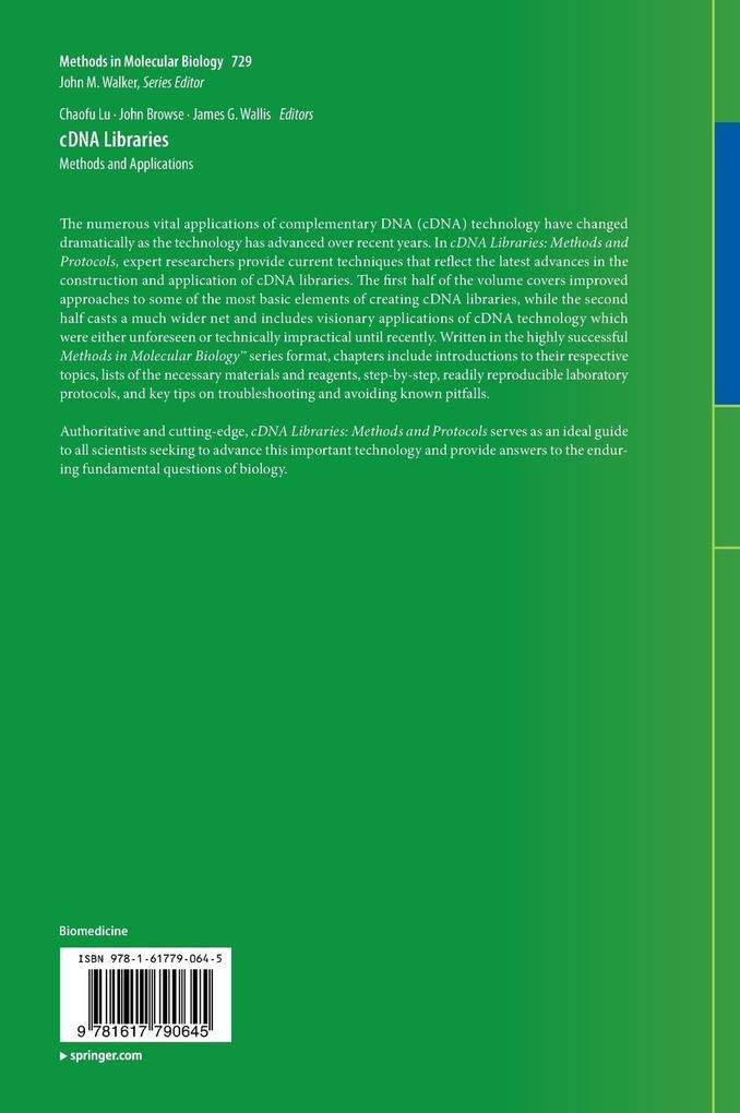 Weitere Ansicht: cDNA Libraries