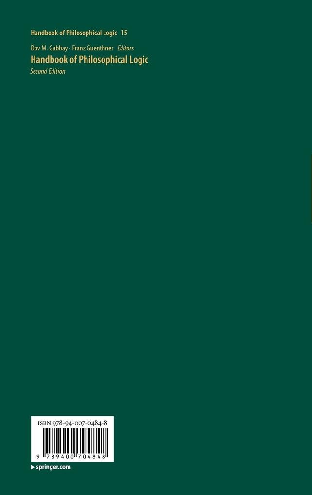 Weitere Ansicht: Handbook of Philosophical Logic