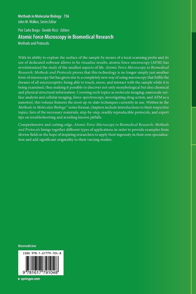 Weitere Ansicht: Atomic Force Microscopy in Biomedical Research
