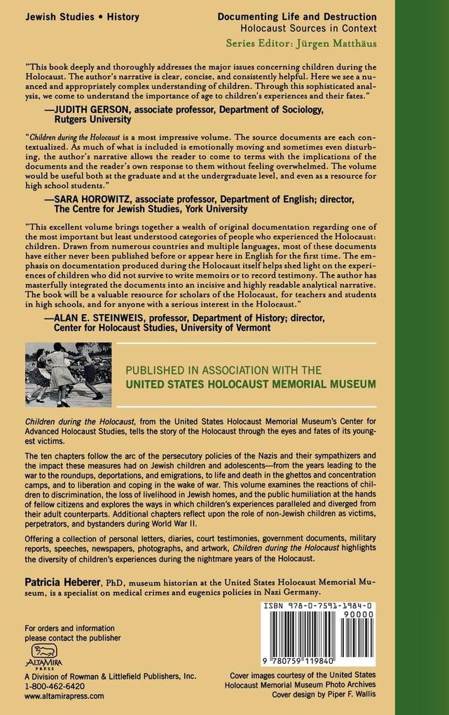 Weitere Ansicht: Children during the Holocaust | Patricia Heberer