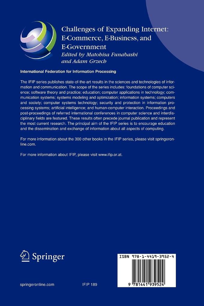 Weitere Ansicht: Challenges of Expanding Internet