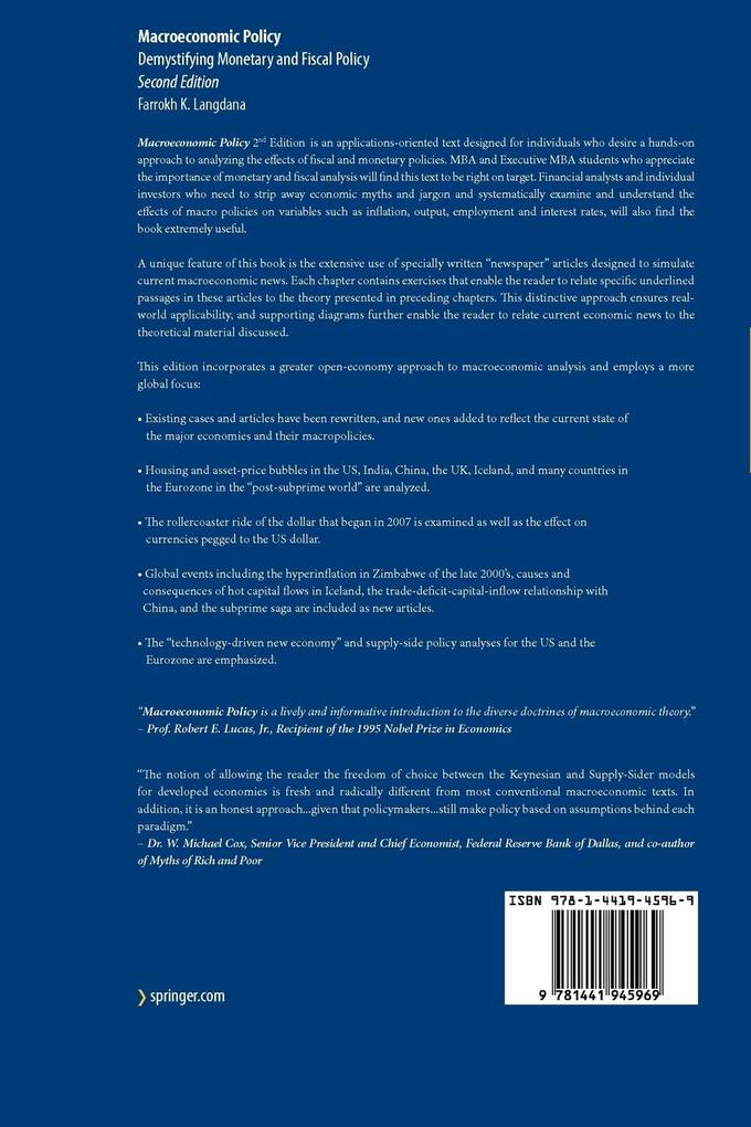 Weitere Ansicht: Macroeconomic Policy | Farrokh Langdana