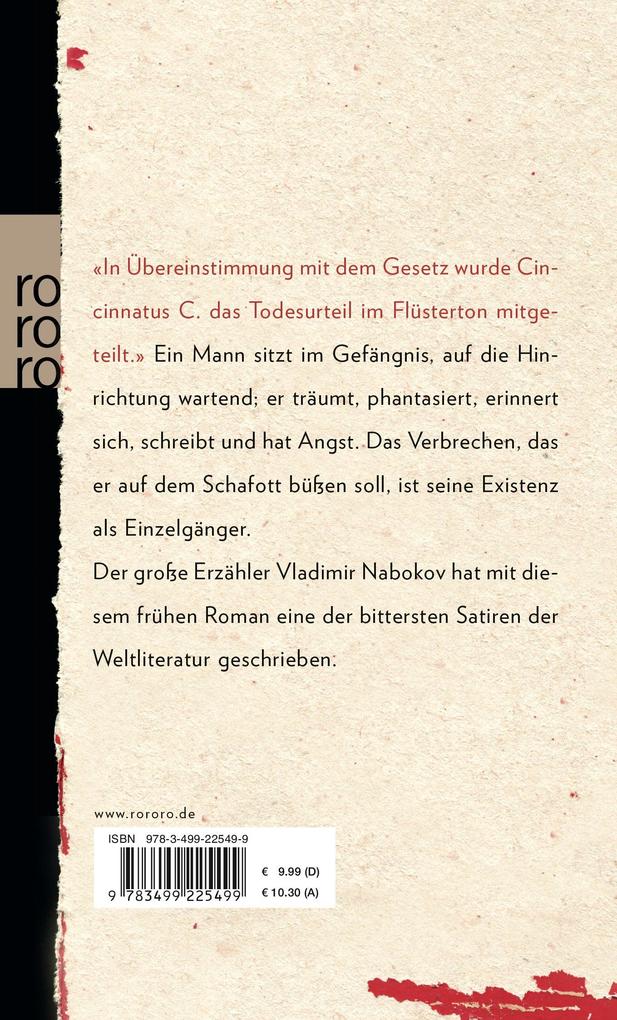 Weitere Ansicht: Einladung zur Enthauptung | Vladimir Nabokov