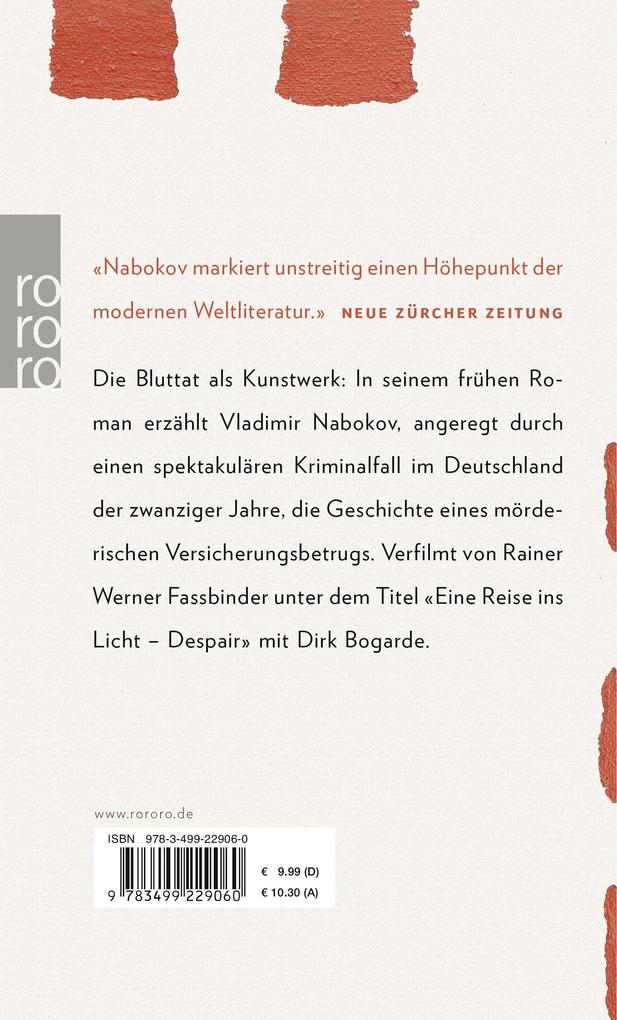 Weitere Ansicht: Verzweiflung | Vladimir Nabokov
