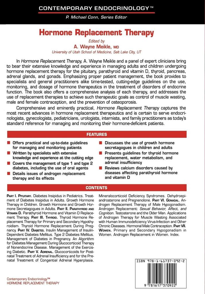 Weitere Ansicht: Hormone Replacement Therapy