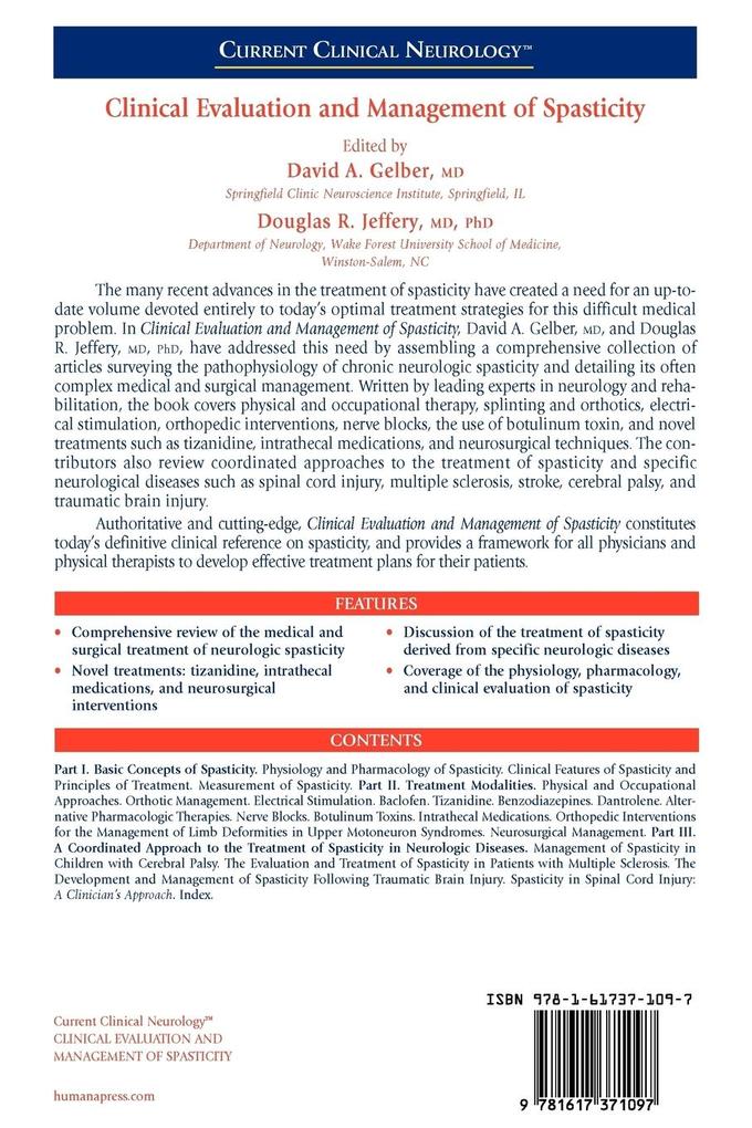 Weitere Ansicht: Clinical Evaluation and Management of Spasticity