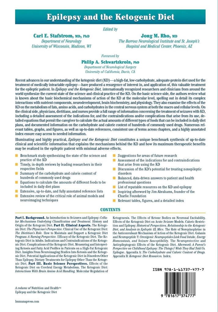 Weitere Ansicht: Epilepsy and the Ketogenic Diet