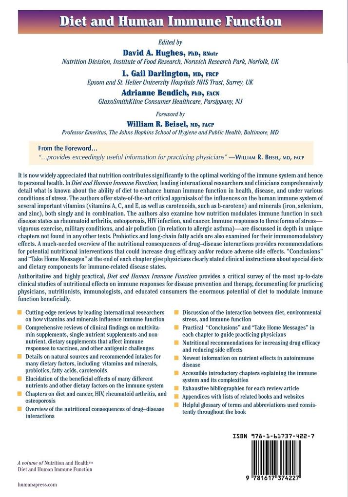 Weitere Ansicht: Diet and Human Immune Function