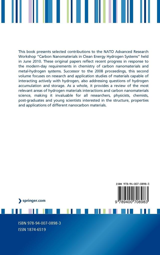 Weitere Ansicht: Carbon Nanomaterials in Clean Energy Hydrogen Systems - II