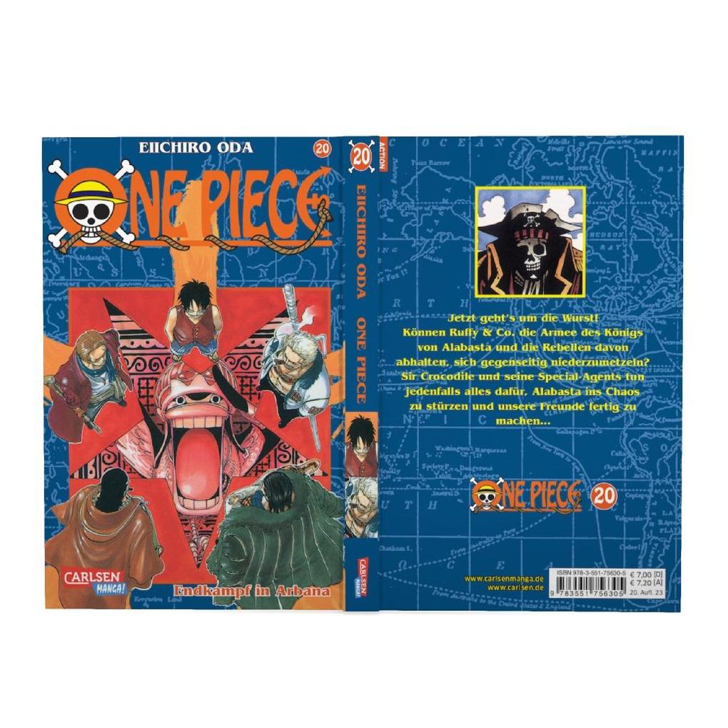Weitere Ansicht: One Piece 20. Endkampf in Arbana | Eiichiro Oda