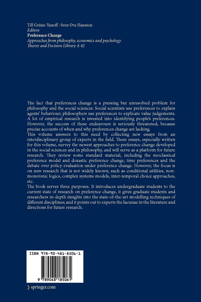 Weitere Ansicht: Preference Change