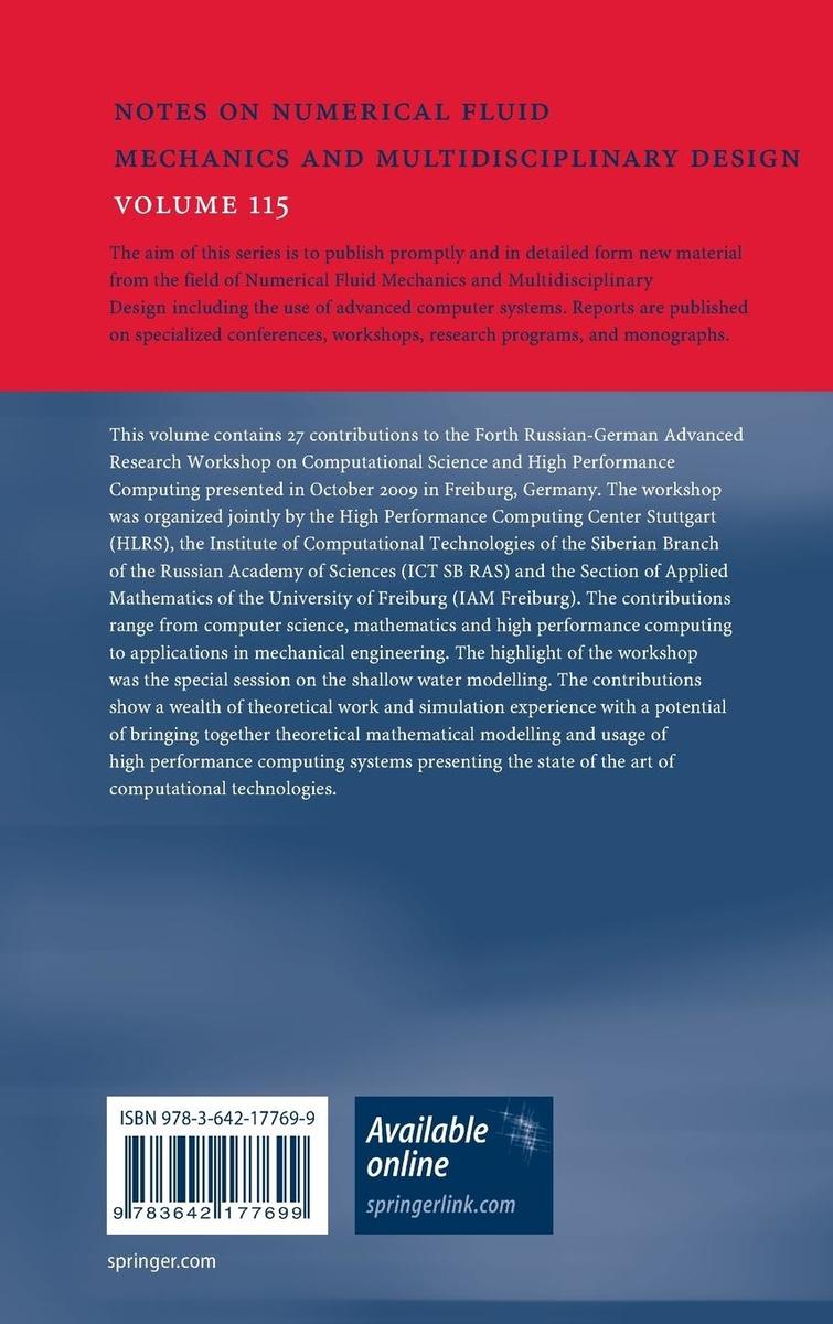 Weitere Ansicht: Computational Science and High Performance Computing IV