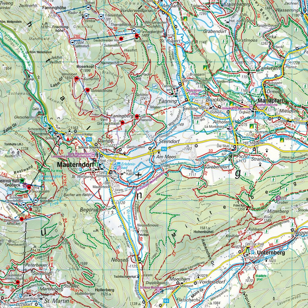 Weitere Ansicht: Radstädter Tauern. Katschberg. Lungau 1 : 50 000. WK 202