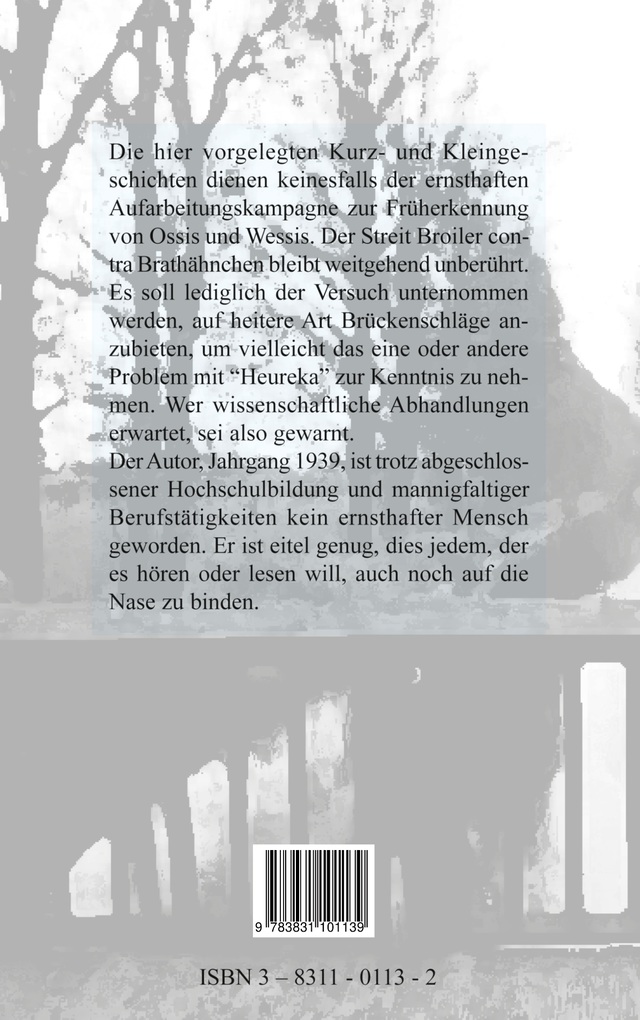 Weitere Ansicht: Brückenschläge - Kurz- und Kleingeschichten | Lutz-Rüdiger Schöning