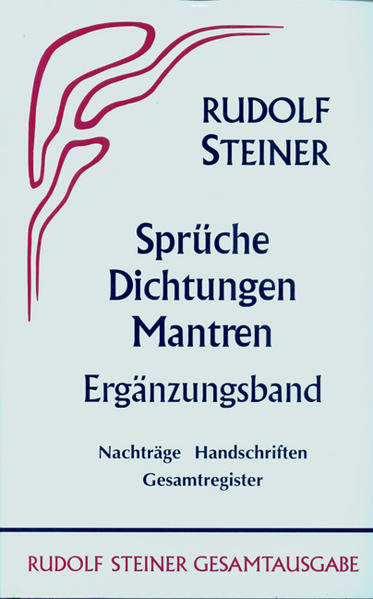Produktbild: Sprüche, Dichtungen, Mantren. | Rudolf Steiner