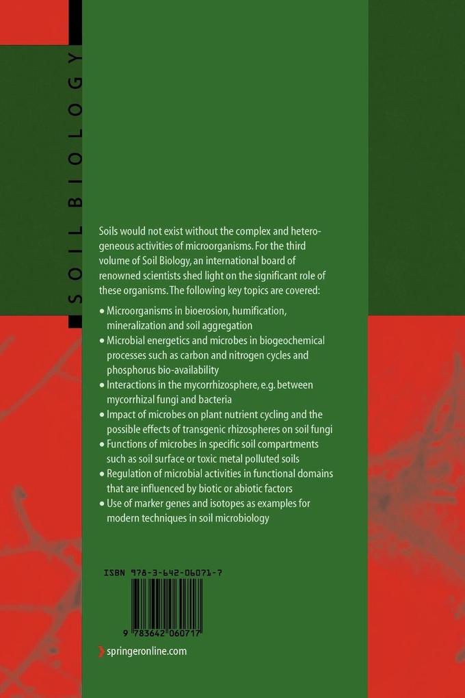 Weitere Ansicht: Microorganisms in Soils: Roles in Genesis and Functions