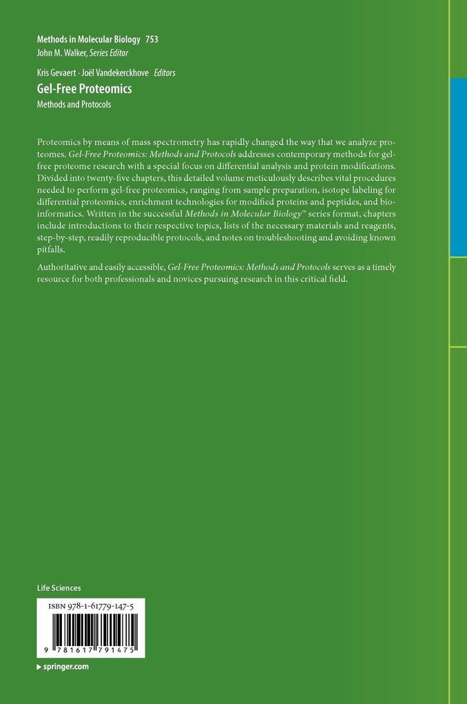 Weitere Ansicht: Gel-Free Proteomics