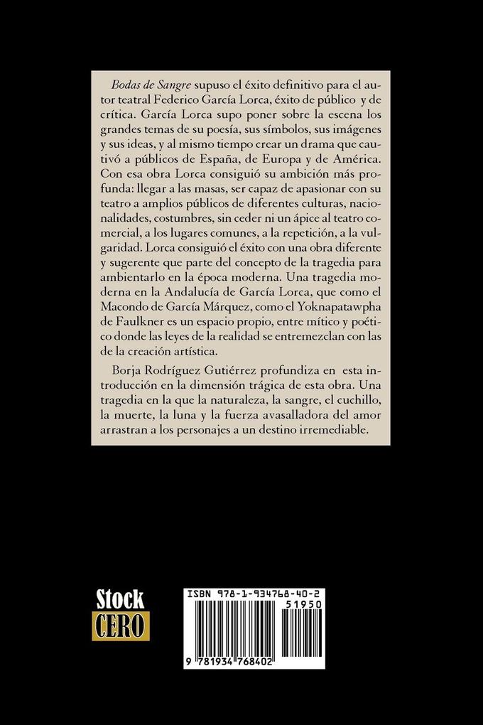 Weitere Ansicht: Bodas de Sangre | Federico Garcia Lorca
