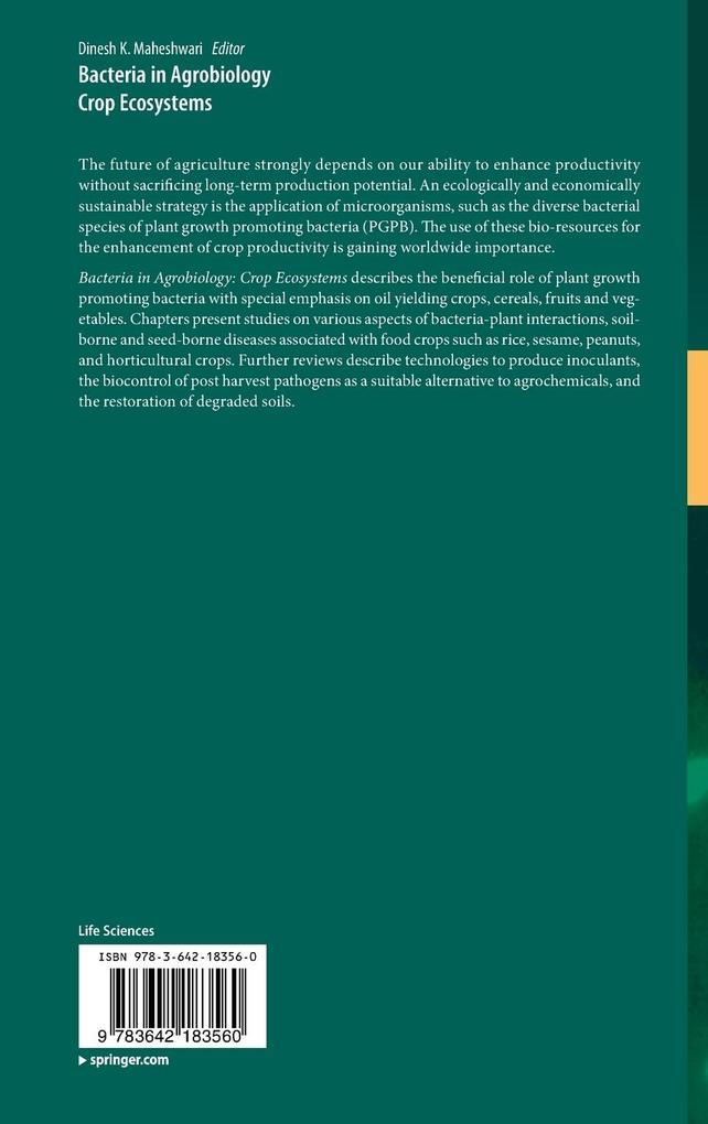 Weitere Ansicht: Bacteria in Agrobiology: Crop Ecosystems