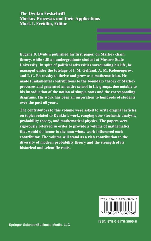 Weitere Ansicht: The Dynkin Festschrift