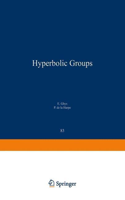 Weitere Ansicht: Sur les Groupes Hyperboliques d'après Mikhael Gromov
