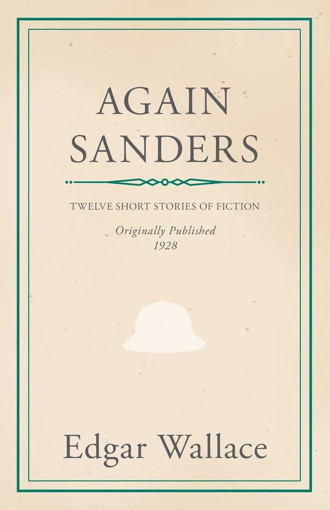 Produktbild: Again Sanders | Edgar Wallace