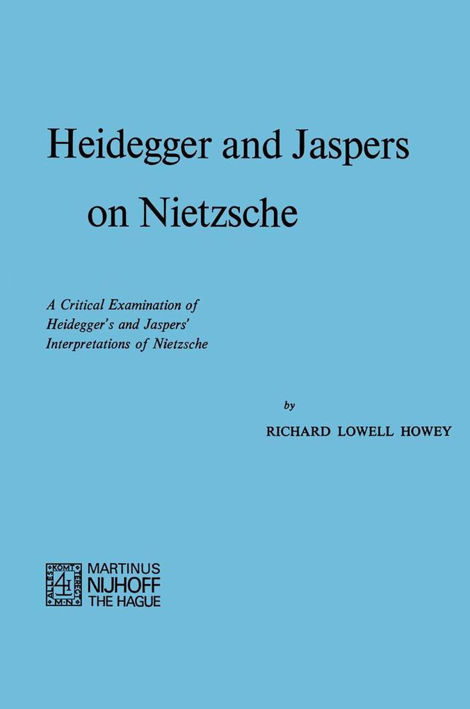 Produktbild: Heidegger and Jaspers on Nietzsche | R. L. Howey