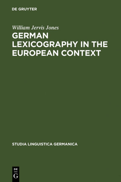 Produktbild: German Lexicography in the European Context | William Jervis Jones