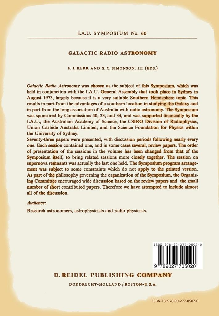 Weitere Ansicht: Galactic Radio Astronomy
