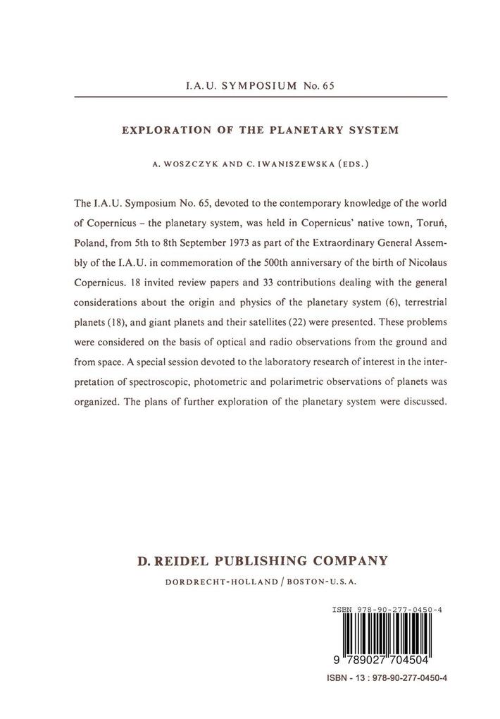 Weitere Ansicht: Exploration of the Planetary System