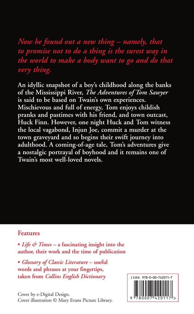 Weitere Ansicht: The Adventures of Tom Sawyer | Mark Twain