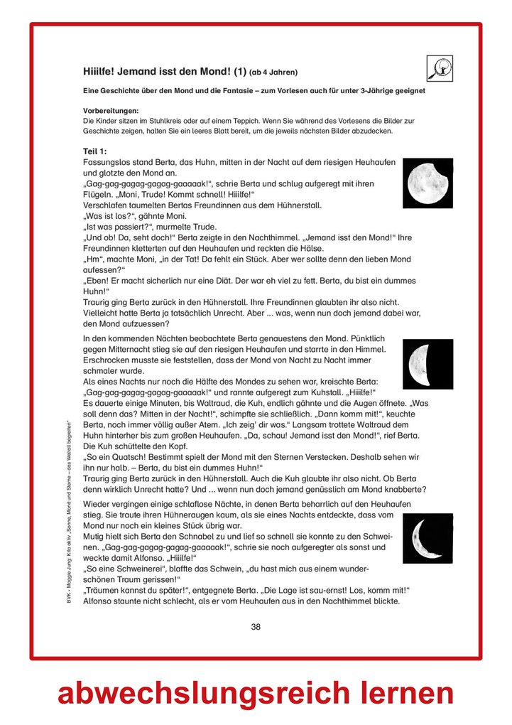 Weitere Ansicht: Kita aktiv: Projektmappe Sonne, Mond und Sterne | Maggie Jung