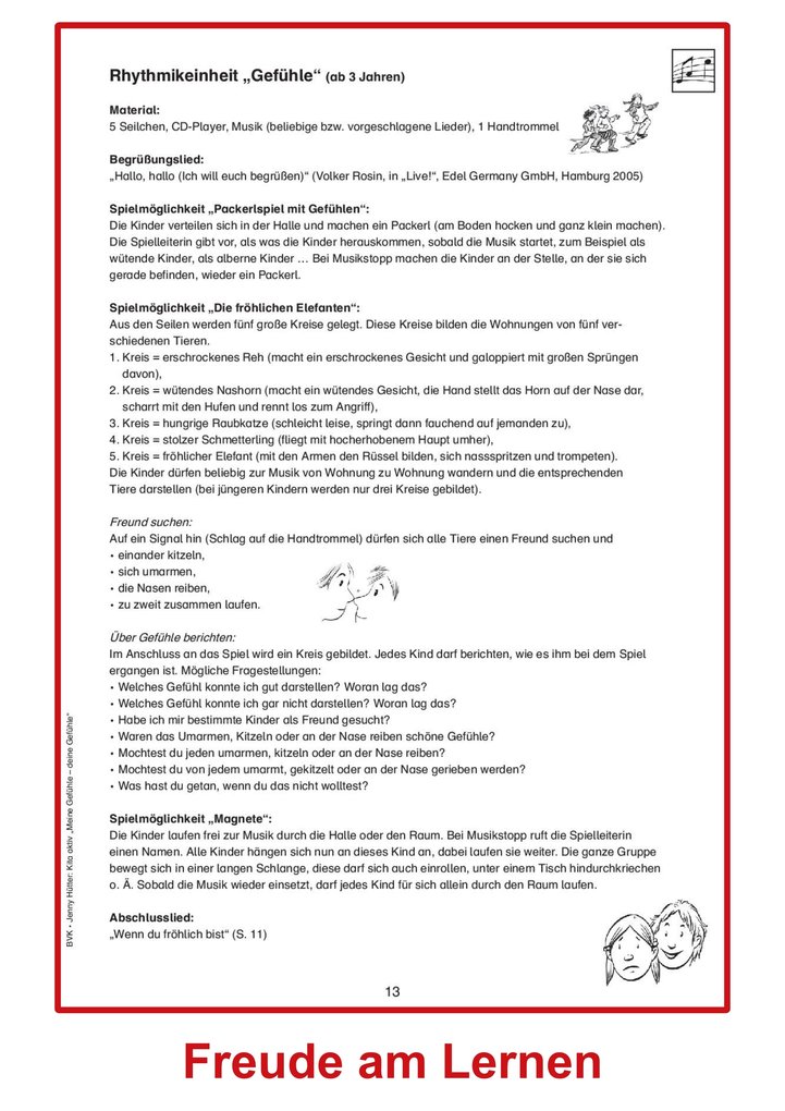 Weitere Ansicht: Kita Aktiv: Projektmappe Meine Gefühle - deine Gefühle | Jenny Hütter