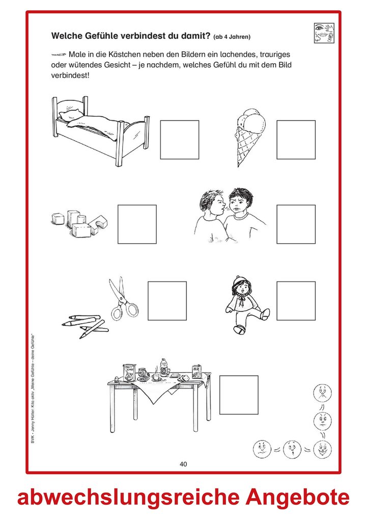 Weitere Ansicht: Kita Aktiv: Projektmappe Meine Gefühle - deine Gefühle | Jenny Hütter