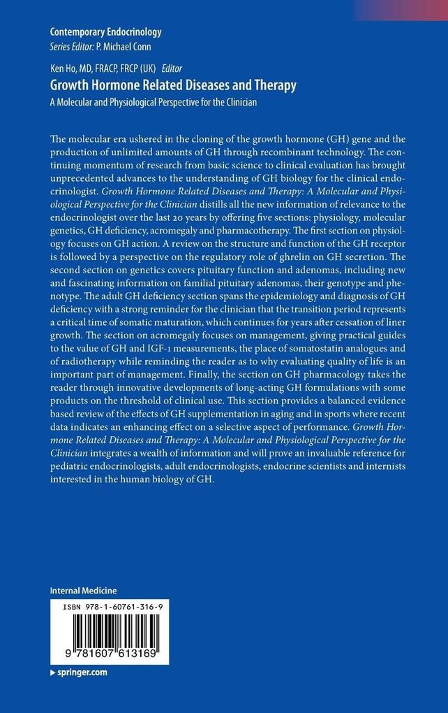 Weitere Ansicht: Growth Hormone Related Diseases and Therapy
