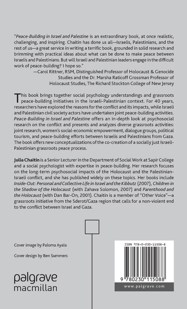 Weitere Ansicht: Peace-Building in Israel and Palestine | J. Chaitin