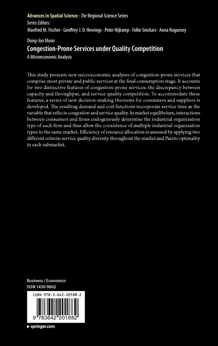 Weitere Ansicht: Congestion-Prone Services under Quality Competition | Dong-Joo Moon