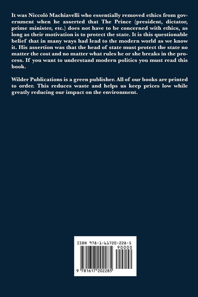 Weitere Ansicht: The Prince | Niccolo Machiavelli