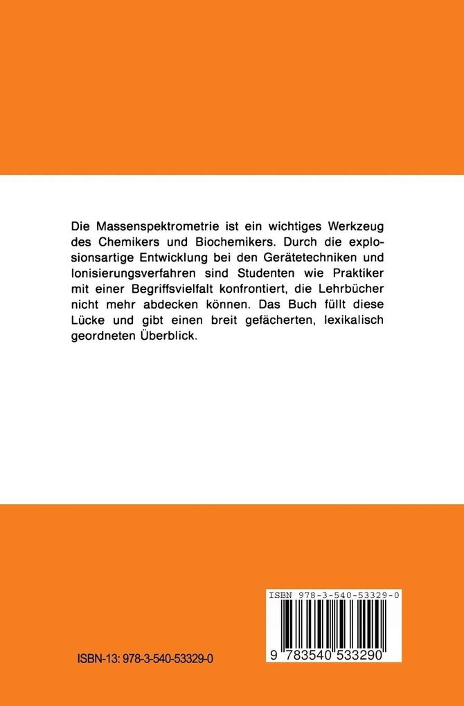 Weitere Ansicht: Massenspektrometrie | Ernst Schröder